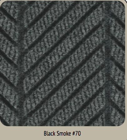 WATERHOG MAX (ECO PREMIER) 4X6 MAT - BLACK SMOKE - DIAMOND PATTERN