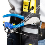 Dual Tool Holster with Retractors for Toolbelt